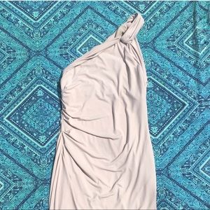 Victoria’s Secret fitted beige cocktail dress